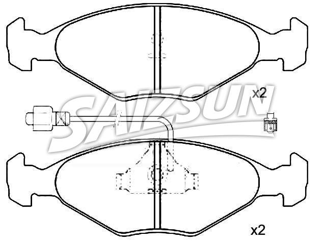 刹车片 Brake Pad Set:4248.90