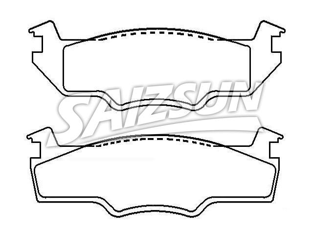 刹车片 Brake Pad Set:321 698 151 B