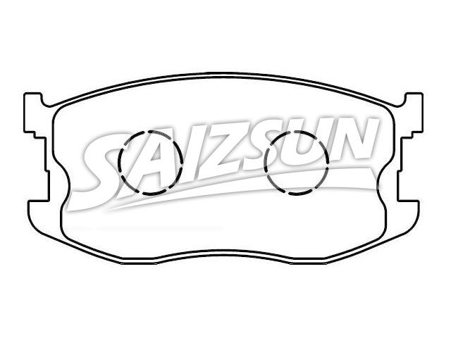刹车片 Brake Pad Set:8-94442-686-0