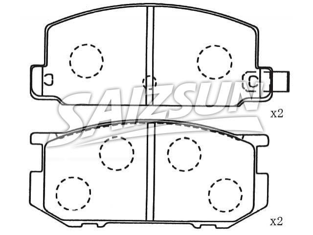 刹车片 Brake Pad Set:72519-1074