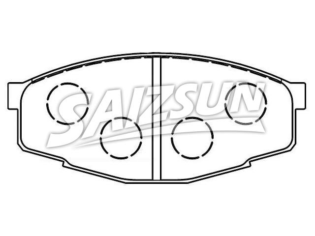 刹车片 Brake Pad Set:04465-22070