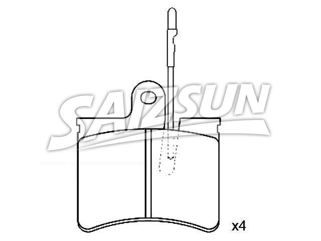 刹车片 Brake Pad Set:4251.87