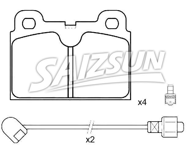 刹车片 Brake Pad Set:4248.97