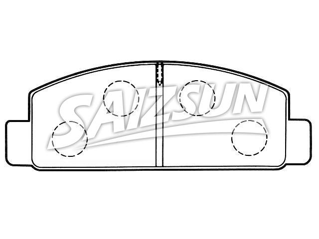 刹车片 Brake Pad Set:1243-49-230