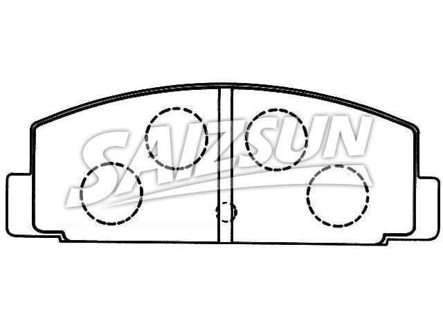 刹车片 Brake Pad Set:MB 058 917