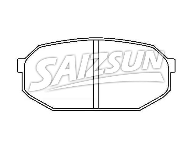 刹车片 Brake Pad Set:MB 238 261