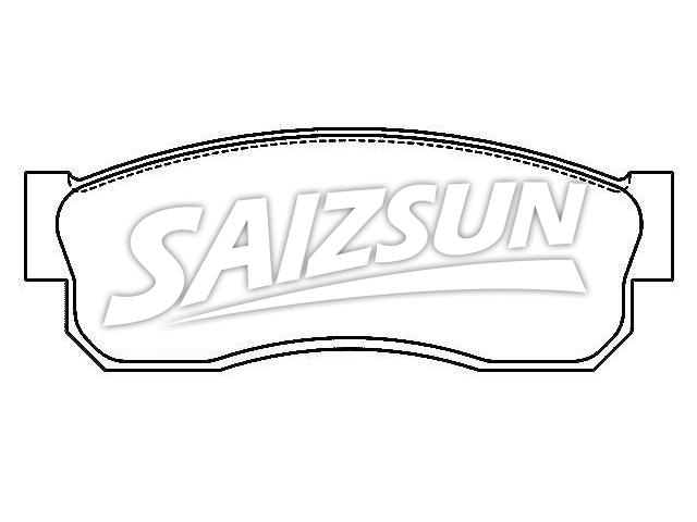 刹车片 Brake Pad Set:41060-01A25