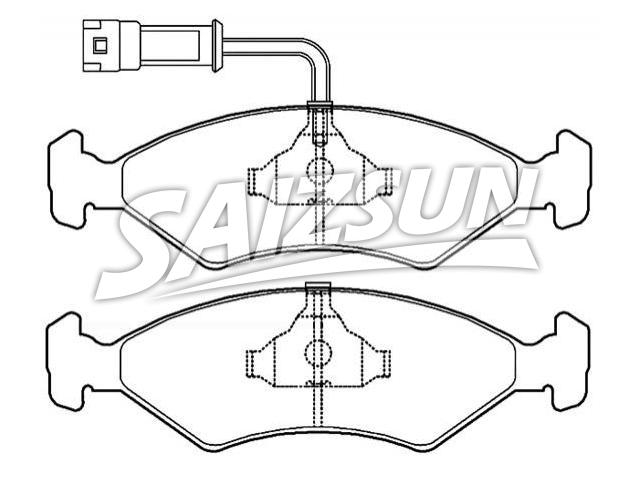 刹车片 Brake Pad Set:87FX-2K0-21HA