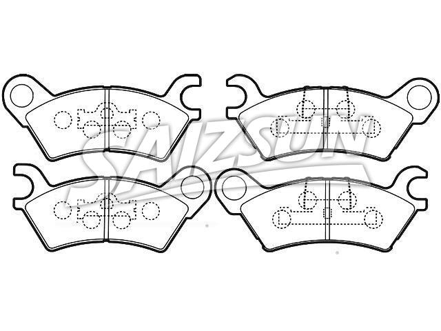 刹车片 Brake Pad Set:85Y5-33-28Z