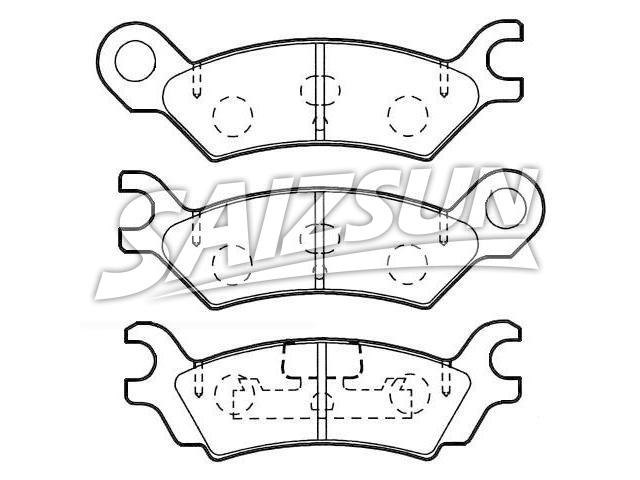 刹车片 Brake Pad Set:GG16-49-280