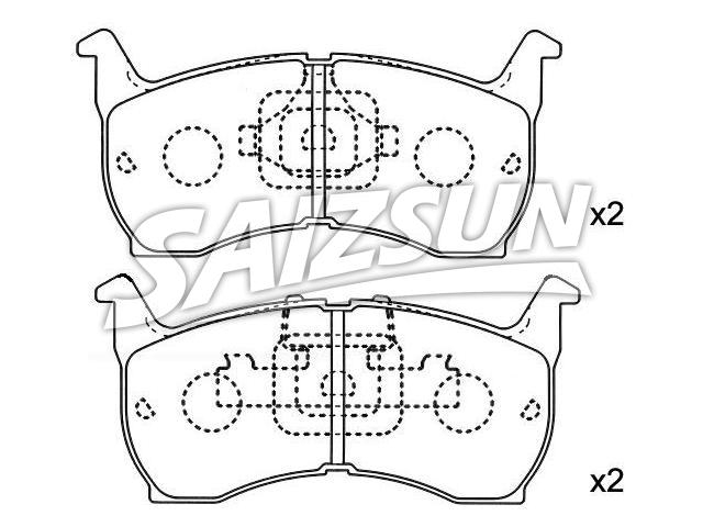 刹车片 Brake Pad Set:FAY8-26-48Z
