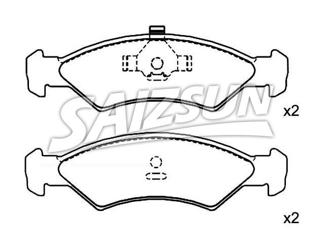 刹车片 Brake Pad Set:5 015 917