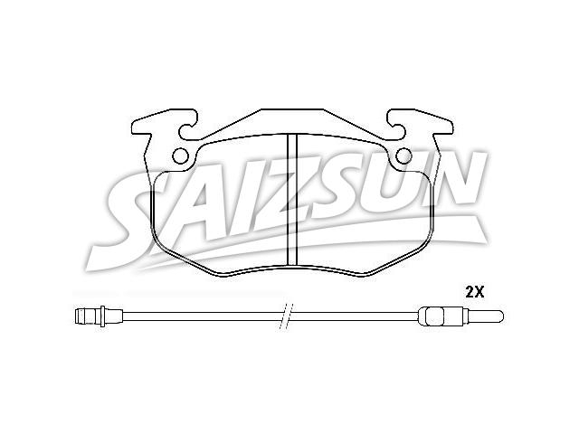 刹车片 Brake Pad Set:4250.32