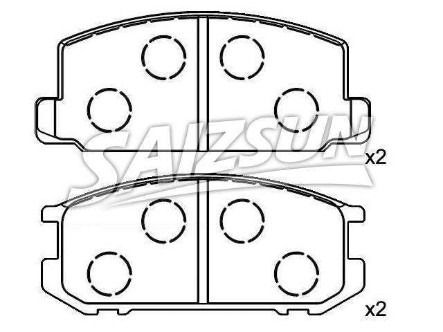 刹车片 Brake Pad Set:04491-12130