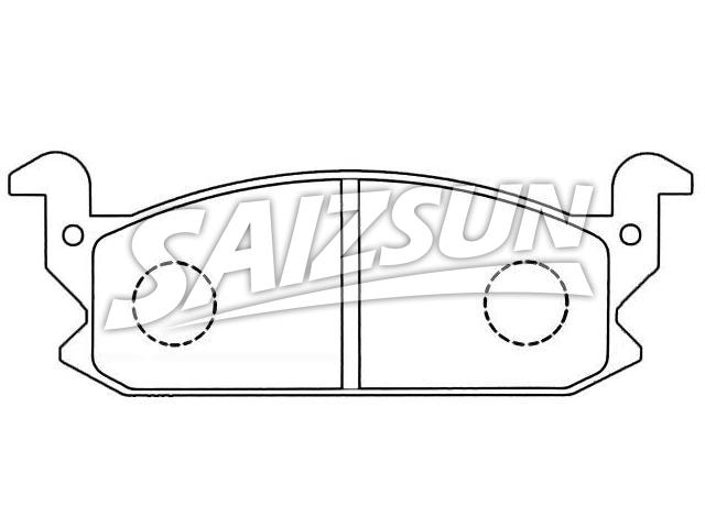 刹车片 Brake Pad Set:04491-87700