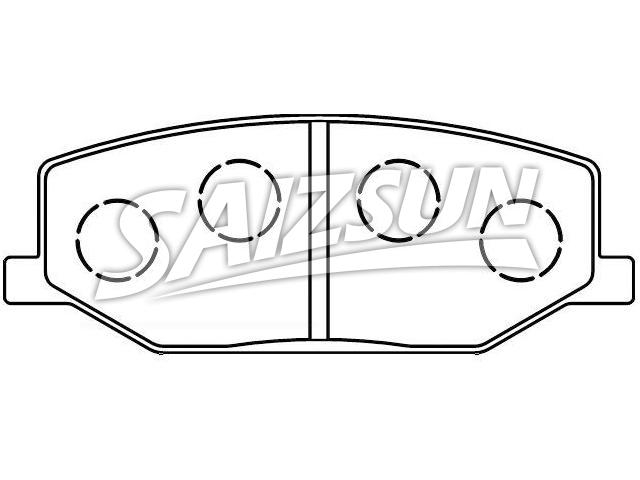 刹车片 Brake Pad Set:55110-70A00