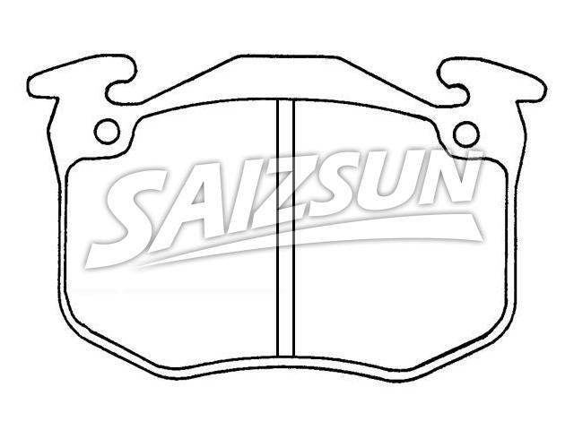 刹车片 Brake Pad Set:4251.36