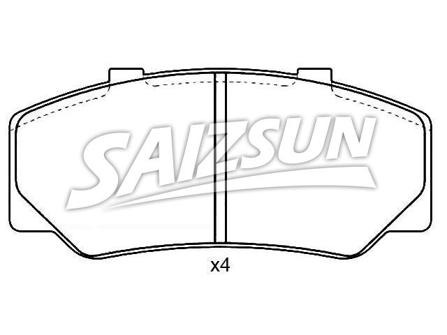刹车片 Brake Pad Set:272 827