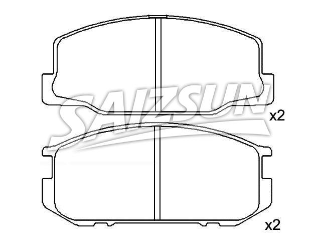 刹车片 Brake Pad Set:04465-27040