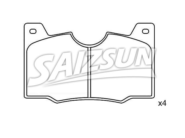 刹车片 Brake Pad Set:180507