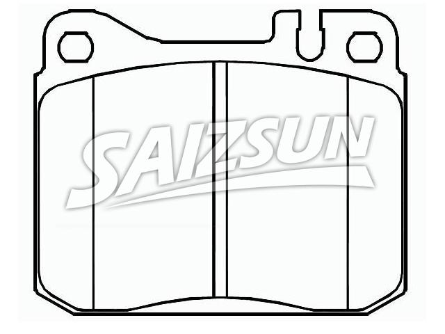 刹车片 Brake Pad Set:001 586 18 42