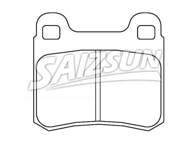 刹车片 Brake Pad Set:000 420 98 20
