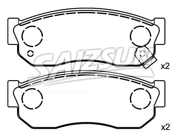 刹车片 Brake Pad Set:41060-01A26