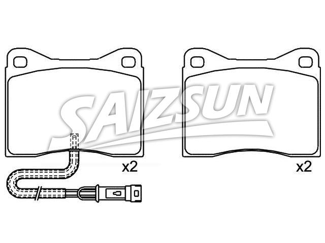 刹车片 Brake Pad Set:1 637 873