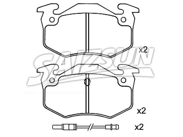 刹车片 Brake Pad Set:4250.71