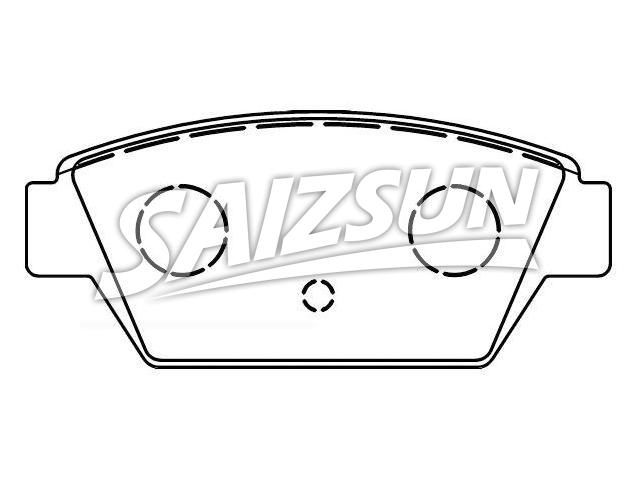 刹车片 Brake Pad Set:MB 366 288