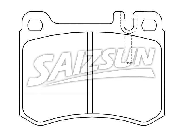 Bremsbelagsatz, Scheibenbremse Brake Pad Set:001 420 03 20