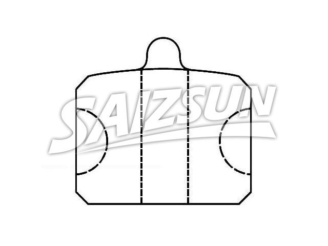 Bremsbelagsatz, Scheibenbremse Brake Pad Set:113 395 241