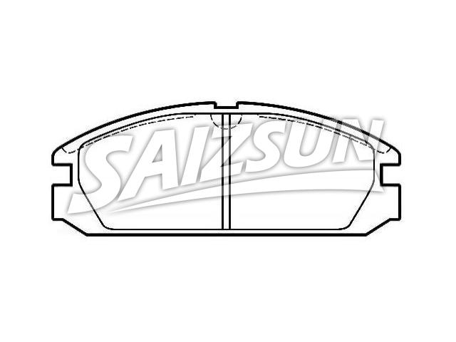 Bremsbelagsatz, Scheibenbremse Brake Pad Set:45022-SB2-780