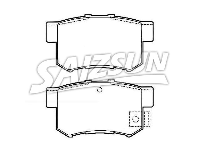 Brake Pad Set:43022-TR0-A00