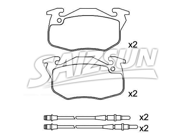 刹车片 Brake Pad Set:4250.91