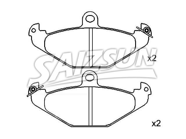 刹车片 Brake Pad Set:4 762 999