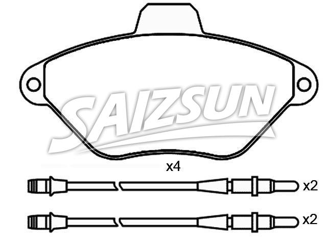 刹车片 Brake Pad Set:4251.13