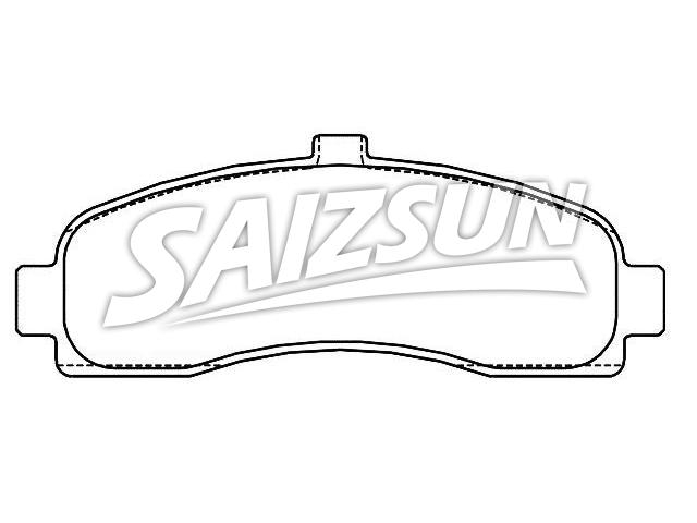 刹车片 Brake Pad Set:41060-6F625