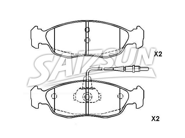 刹车片 Brake Pad Set:4251.03