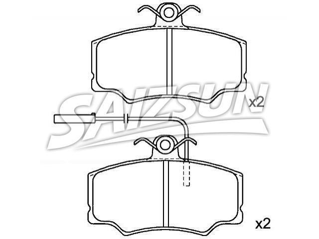 刹车片 Brake Pad Set:180945