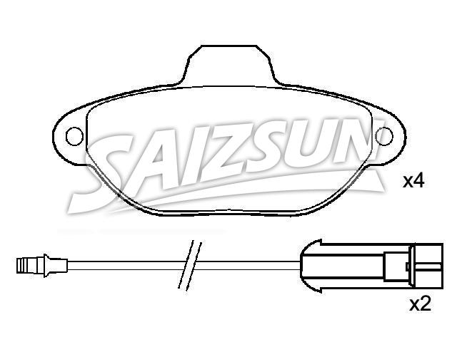 刹车片 Brake Pad Set:5 892 736