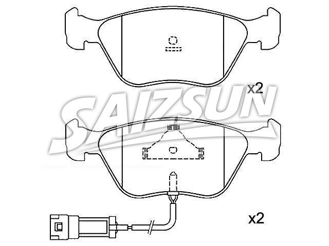 刹车片 Brake Pad Set:6 744 007