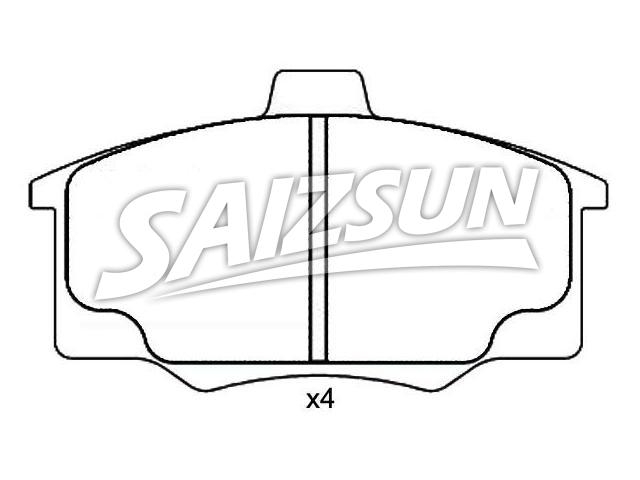 Bremsbelagsatz, Scheibenbremse Brake Pad Set:MAMUSA 326