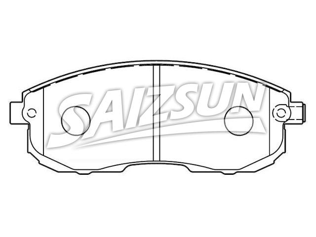 Bremsbelagsatz, Scheibenbremse Brake Pad Set:41060-0V090