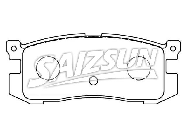 Bremsbelagsatz, Scheibenbremse Brake Pad Set:3 395 842