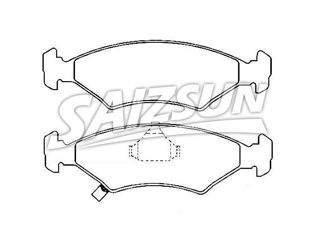 Bremsbelagsatz, Scheibenbremse Brake Pad Set:0K20A-33-23Z