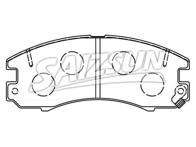 Bremsbelagsatz, Scheibenbremse Brake Pad Set:04465-20210