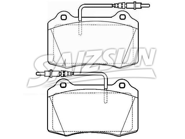 Bremsbelagsatz, Scheibenbremse Brake Pad Set:4251.82