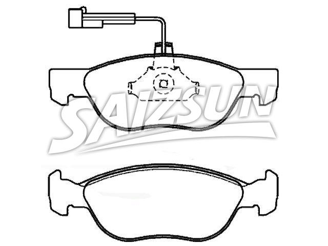 Bremsbelagsatz, Scheibenbremse Brake Pad Set:9 947 124