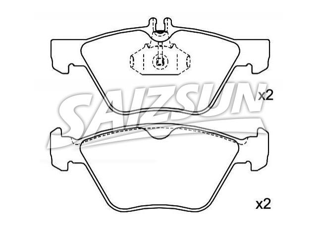刹车片 Brake Pad Set:002 420 50 20